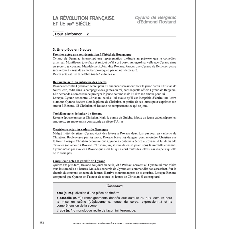 Exemple de fiche Exemple de fiche