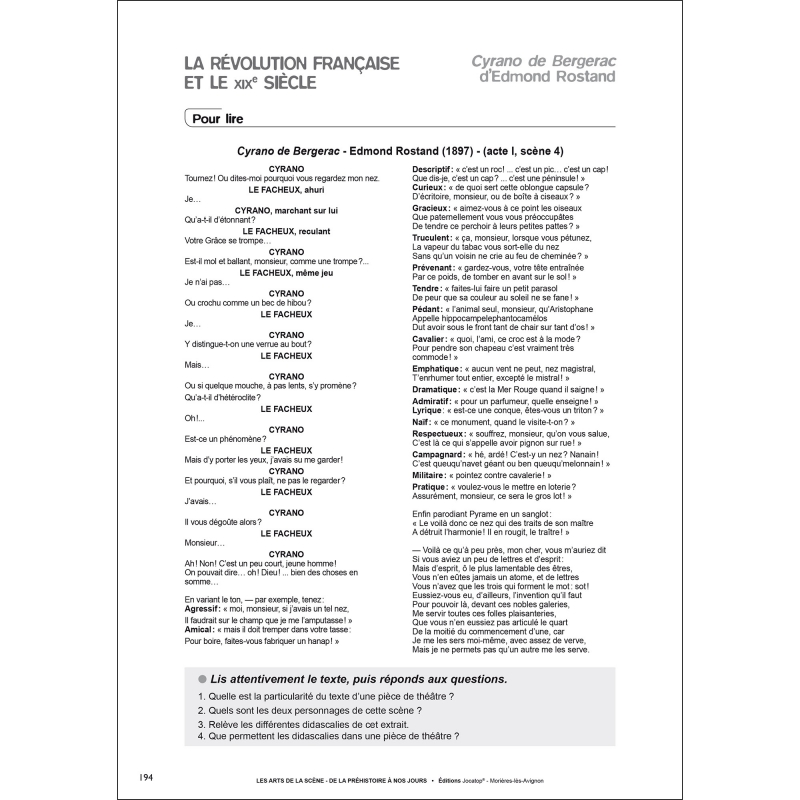 Exemple de fiche Exemple de fiche