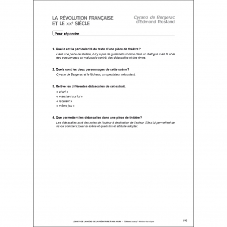 Exemple de fiche Exemple de fiche