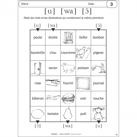 Exemple de labyrinthe phonétique Exemple de labyrinthe phonétique