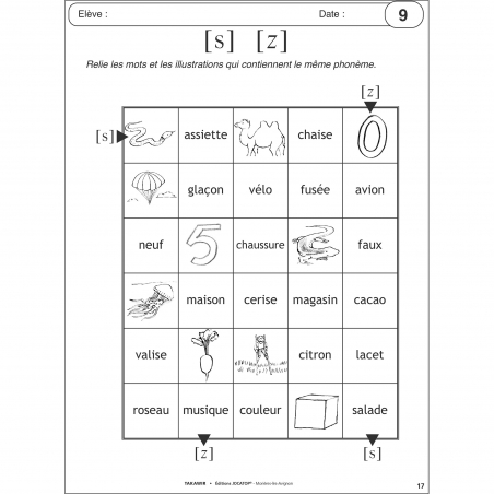 Exemple de labyrinthe phonétique Exemple de labyrinthe phonétique