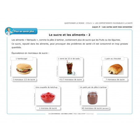 LES LEÇONS NUMÉRIQUES QUESTIONNER LE MONDE – Les comportements favorables à la santé LES LEÇONS NUMÉRIQUES QUESTIONNER LE MONDE – Les comportements favorables à la santé