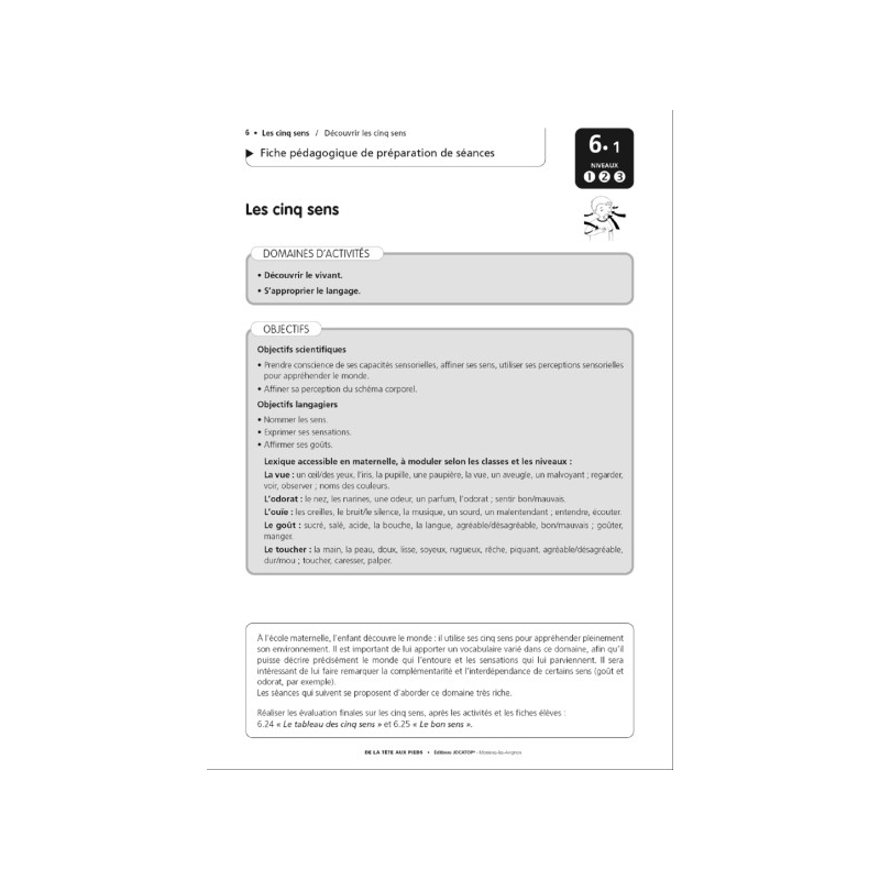 Exemple de fiche pédagogique Exemple de fiche pédagogique