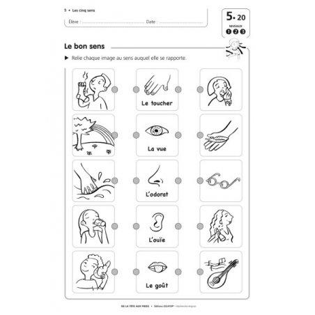 Exemple de fiche élève Exemple de fiche élève