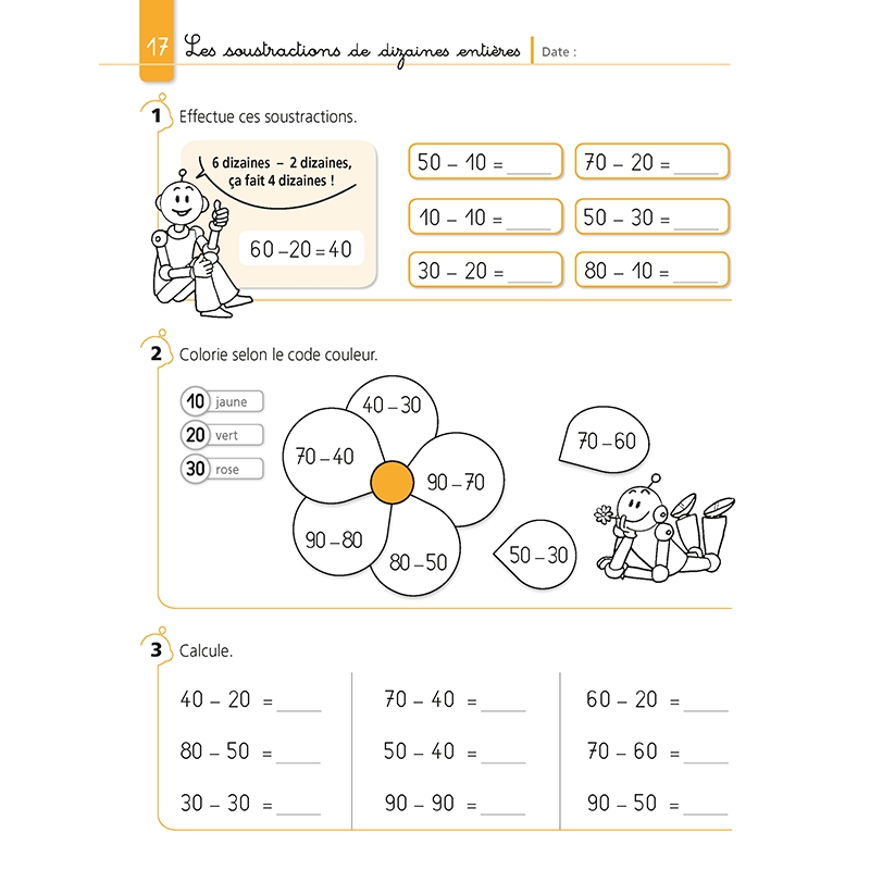 Je réussis mes calculs au CE1