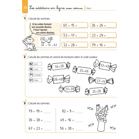 Je réussis mes calculs au CE1