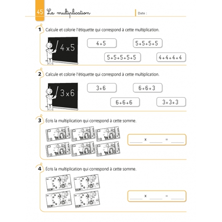 Je réussis mes calculs au CE1