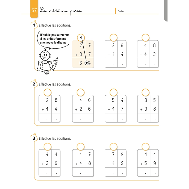 Je réussis mes calculs au CE1