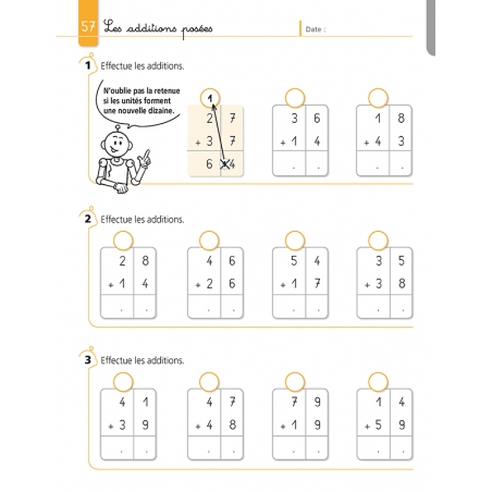 Je réussis mes calculs au CE1