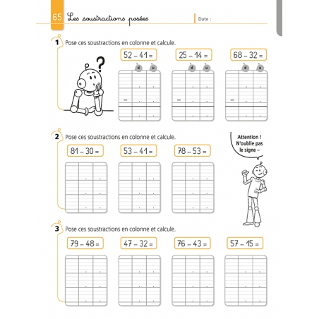 Je réussis mes calculs au CE1