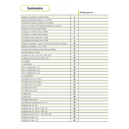 Je réussis mes calculs au CE2