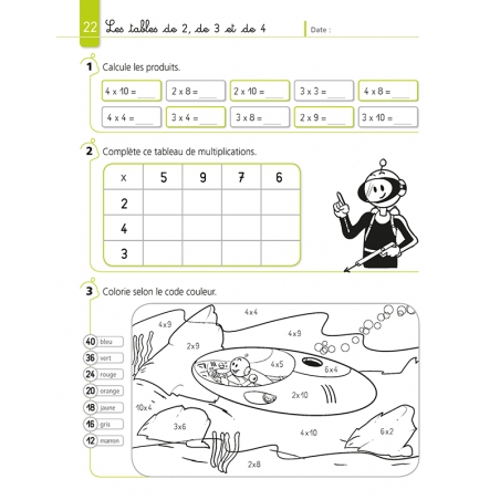 Je réussis mes calculs au CE2