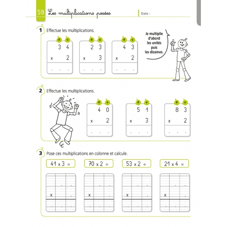 Je réussis mes calculs au CE2