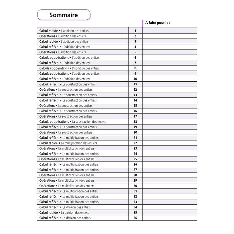 Je réussis mes calculs au CM1 Je réussis mes calculs au CM1