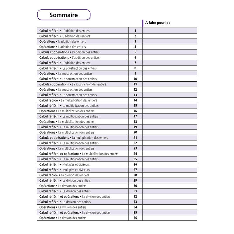 Je réussis mes calculs au CM2
