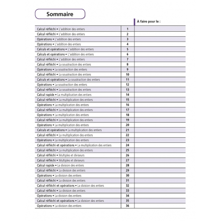 Je réussis mes calculs au CM2