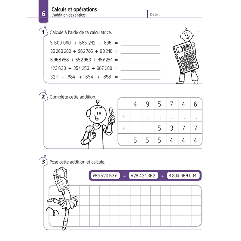 Je réussis mes calculs au CM2