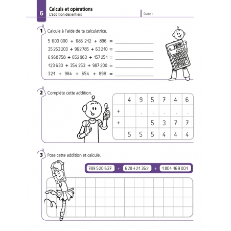 Je réussis mes calculs au CM2