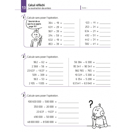 Je réussis mes calculs au CM2