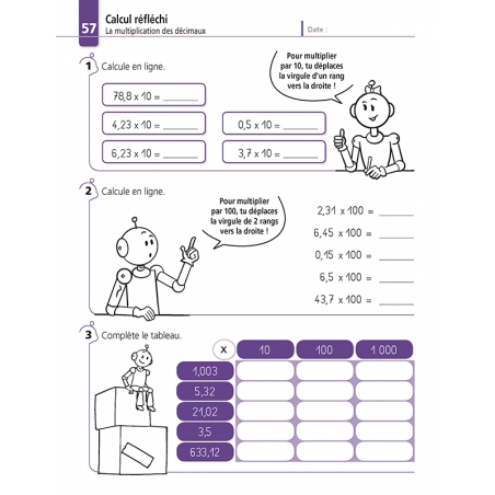 Je réussis mes calculs au CM2