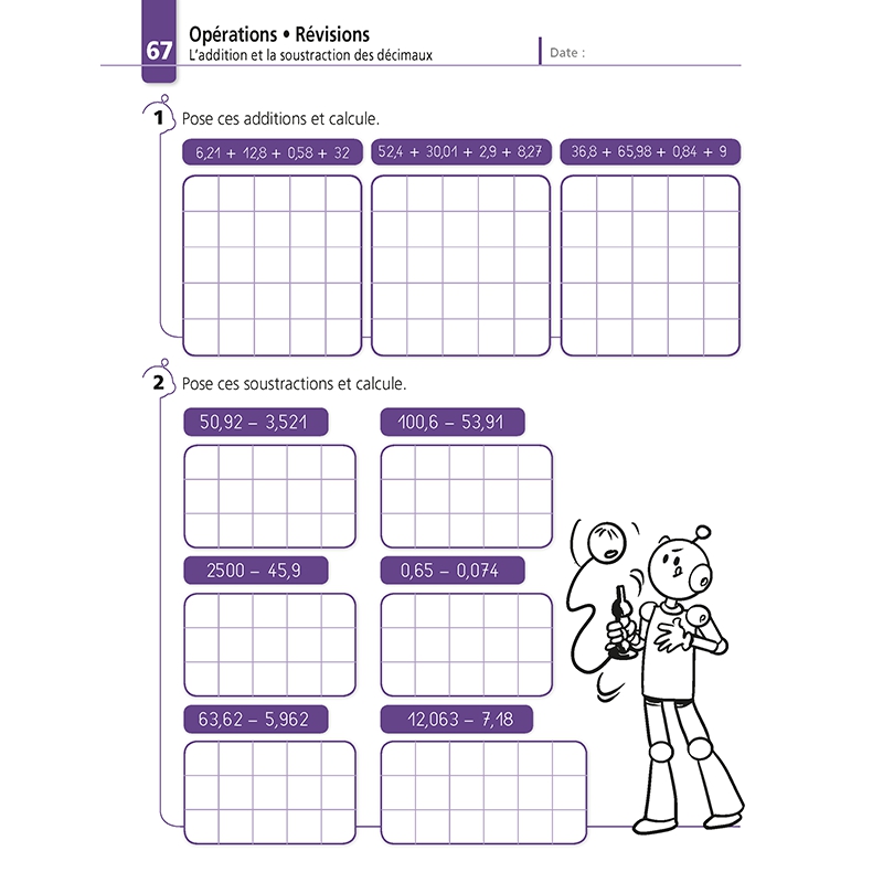 Je réussis mes calculs au CM2