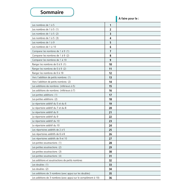 Je réussis mes calculs au CP