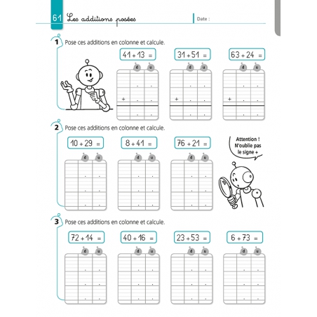Je réussis mes calculs au CP