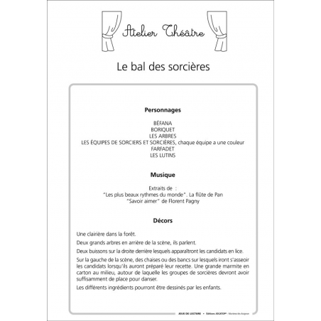 Exemple de fiche "Atelier théâtre" Exemple de fiche "Atelier théâtre"