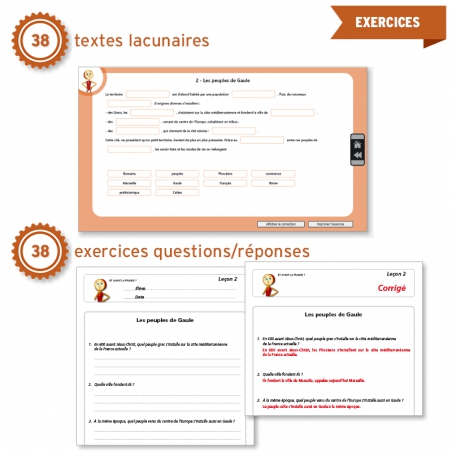 Un ensemble de 76 exercices : textes lacunaires et questions/réponses. Un ensemble de 76 exercices : textes lacunaires et questions/réponses.