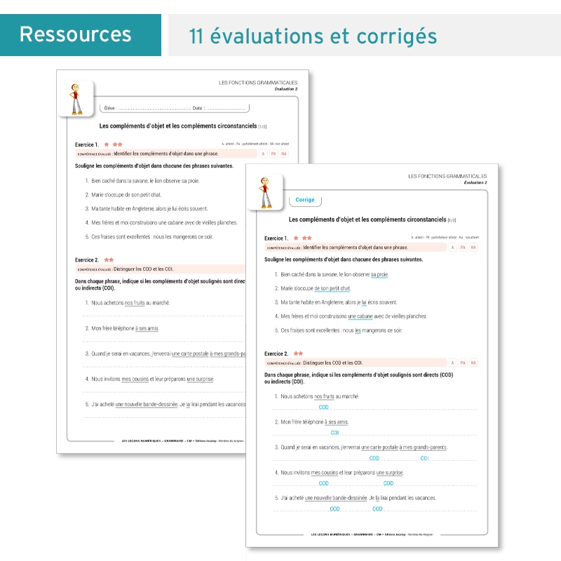Les Leçons Numériques de Grammaire Les Leçons Numériques de Grammaire
