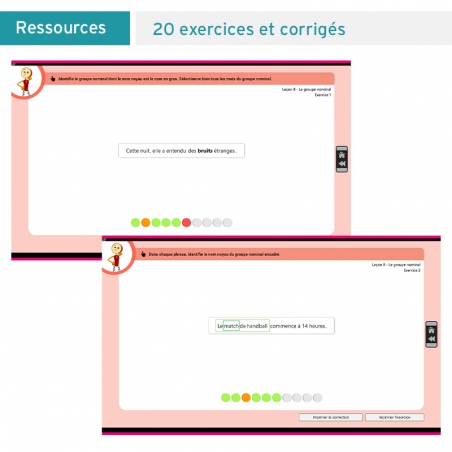 Les Leçons Numériques de Grammaire • Partie 1 Les Leçons Numériques de Grammaire • Partie 1