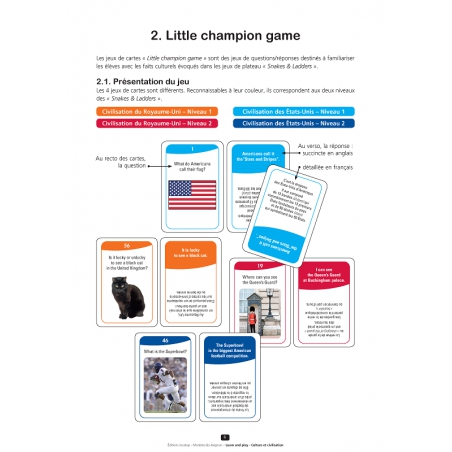 Learn and play • Culture et civilisation Learn and play • Culture et civilisation