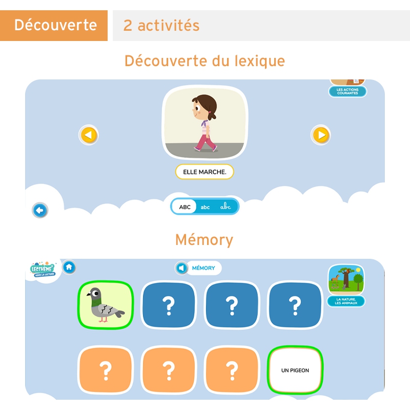 Lecthème+ Vers la lecture Lecthème+ Vers la lecture