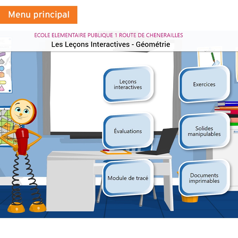 Les Leçons Interactives de Géométrie • CE1