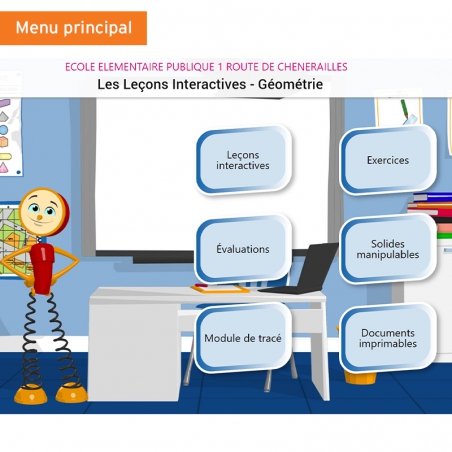 Les Leçons Interactives de Géométrie • CE1