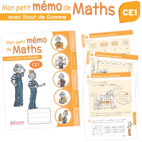 Mon petit mémo de Maths CE1 avec Bout de Gomme Mon petit mémo de Maths CE1 avec Bout de Gomme