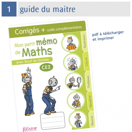 Mon petit mémo de Maths CE2 avec Bout de Gomme Mon petit mémo de Maths CE2 avec Bout de Gomme