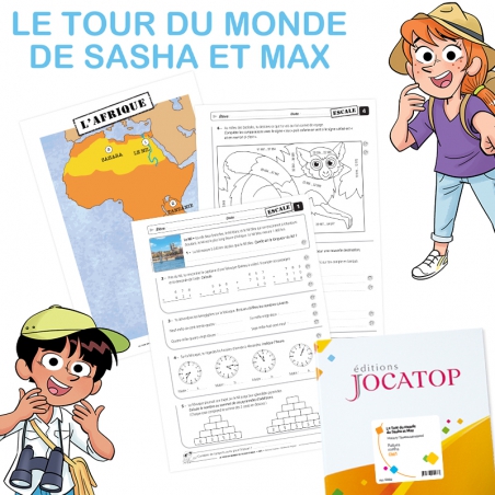 Le tour du monde de Sasha et Max • Rallye maths CM1 Le tour du monde de Sasha et Max • Rallye maths CM1