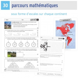 Le tour du monde de Sasha et Max • Rallye maths CM1