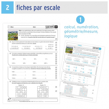Le tour du monde de Sasha et Max • Rallye maths CM1 Le tour du monde de Sasha et Max • Rallye maths CM1