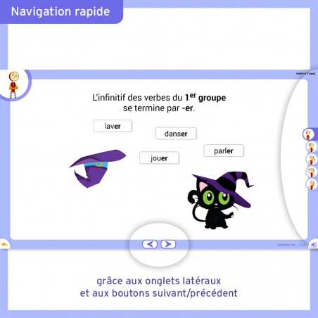Les Leçons Interactives de Conjugaison • CM1