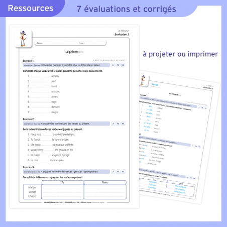 Les Leçons Interactives de Conjugaison • CM2