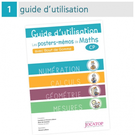 Les posters-mémos de Maths CP avec Bout de Gomme Les posters-mémos de Maths CP avec Bout de Gomme