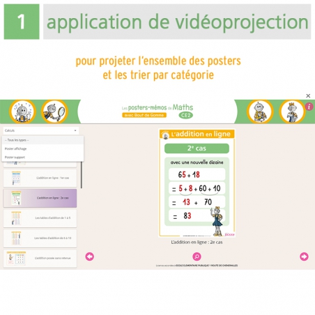Les posters-mémos de Maths CE2 avec Bout de Gomme Les posters-mémos de Maths CE2 avec Bout de Gomme