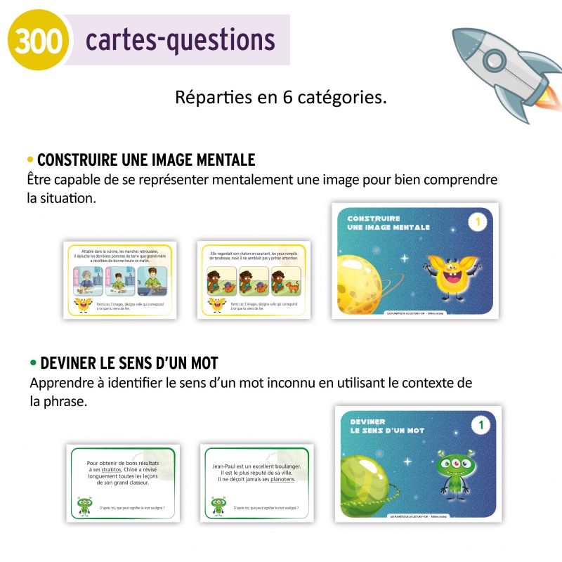 Les Planètes de la lecture • Volume 2 • Jeu éducatif CM Les Planètes de la lecture • Volume 2 • Jeu éducatif CM