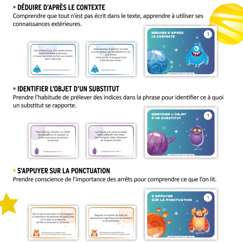 Les Planètes de la lecture • Volume 2 • Jeu éducatif CM Les Planètes de la lecture • Volume 2 • Jeu éducatif CM
