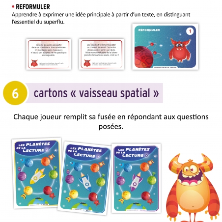 Les Planètes de la lecture • Volume 2 • Jeu éducatif CM Les Planètes de la lecture • Volume 2 • Jeu éducatif CM