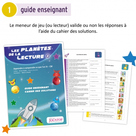 Les Planètes de la lecture • Volume 2 • Jeu éducatif CM Les Planètes de la lecture • Volume 2 • Jeu éducatif CM