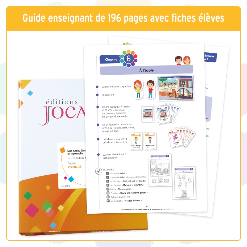 Mon année d'anglais en maternelle Mon année d'anglais en maternelle