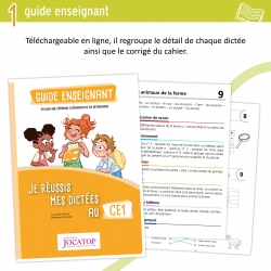 Je réussis mes dictées au CE1